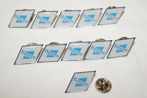 Brooch Pin State Bavaria Lozenge white blue 11 pieces - Picture 1 of 3