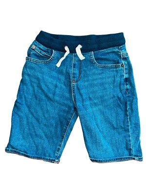The Children’s Place Boys Size 10 Blue Denim Bermuda Shorts • Ribbed Waist • GUC - Image 1 of 4
