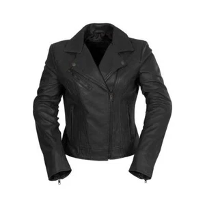 WHET BLU Women's Betsy Moto Leather Jacket - Picture 1 of 3