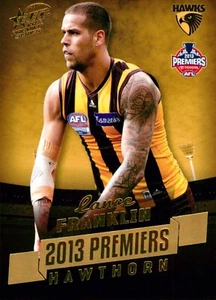 2013 Hawthorn Hawks AFL Premiers Series Select Card - Lance Franklin - Picture 1 of 3