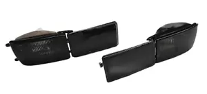 Für VW Golf 3 Vento Rauchglas Schwarz Blinker Kurze Blenden Stoßstangenblinker - Picture 1 of 4