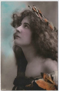 Woman Hope, Davidson Brothers Real Photographic Series, RPPC, Hand colored - Picture 1 of 2