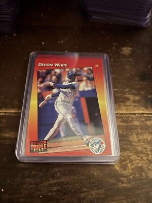 1992 Donruss Triple Play - #240 Devon White - Image 1 of 2
