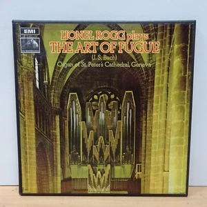 SLS 782 2 BACH The Art of Fugue LIONEL ROGG HMV STEREO 2LP BOX EX - Picture 1 of 7