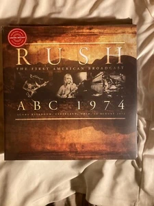 RUSH ABC 1974 THE FIRST AMERICAN BROADCAST, LTD COLOURED 2 x LP, NEW & SEALED - Picture 1 of 1