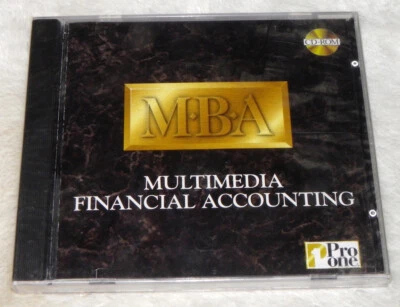 M•B•A MULTIMEDIA FINANCIAL ACCOUNTING • CD-ROM • Pro One • Windows - Image 1 of 3