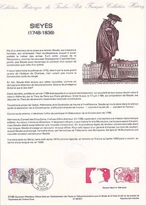 Document Philatélique 1er Jour : 07- 1989 - Sieyès - Picture 1 of 1