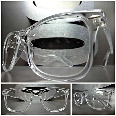 Para hombres Mujeres DE COLECCIÓN RETRO Estilo Lente Transparente Gafas Marco de Cristal Transparente Foto 1 de 4