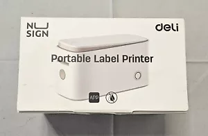 NUSIGN Label Printer w/ Tape - portable wireless mini thermal - Picture 1 of 6