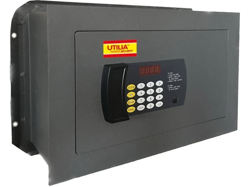 CASSAFORTE ELETTRONICA DIGITALE DA MURO CON COMBINAZIONE NUMERICA CM 31X19,5X21H - Immagine 1 di 1