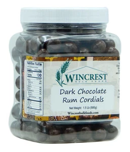 Cordials ron chocolate oscuro - bañera de 1,5 libras - envío acelerado gratuito - Imagen 1 de 2