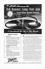 1946 Zenith Radionic Cobra Tone Arm Silent Speed Record Changer Print Ad 