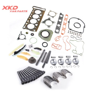 EA888 1.8T 21MM Engine Gasket Overhaul Rebuild Set For VW Golf MK6 Audi A3 A5 - Image 1 of 4