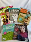 Knitting Magazine lot of 5 Assorted crafts yarn patterns clothing home