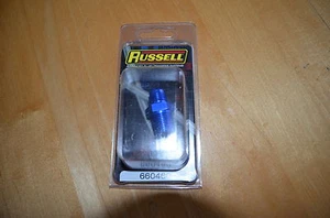 Russell 660460 Adapter 6AN Male to 3/8" NPT Male Straight Blue - Bild 1 von 2