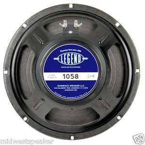 Altavoz de guitarra Eminence LEGEND 1058 10" 8 ohmios 75 vatios - ¡ENVÍO GRATUITO A EE. UU.! - Imagen 1 de 3
