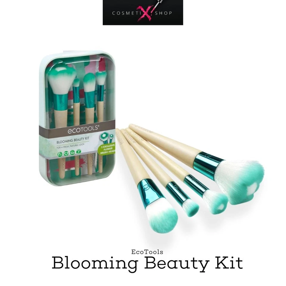 ECOTOOLS BLOOMING BEAUTY KIT - 4 ESSENTIAL BRUSH SET - Image 1 of 1
