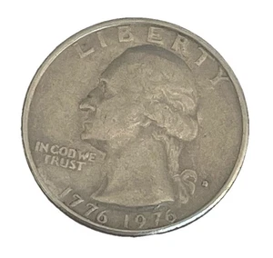 1776-1976 D US Bicentennial Quarter, Rare D Mint Mark Faded Error “In COD…” - Picture 1 of 2