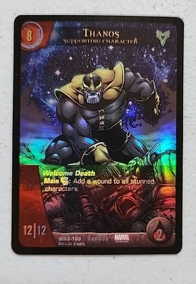 Промо-карта VS System 2PCG Upper Deck Thanos фольга. - Изображение 1 из 2