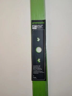 Greenworks 21" High Lift Lawn Mower Blade MO60L518 - Image 1 of 2