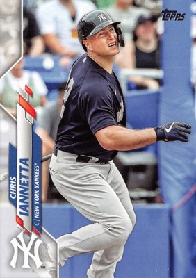 Chris Jannetta New York Yankees 2020 Topps Baseball Card #U-133 - Image 1 of 2