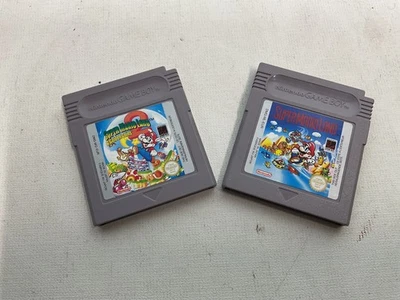 Super Mario Land 1 & 2 Nintendo Game Boy Cartridge Bundle Vintage Gaming - Image 1 of 4