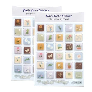 Niedliche Cartoon Ocean World 3D Gelee Aufkleber Harz Gel selbstklebend * - Bild 1 von 12