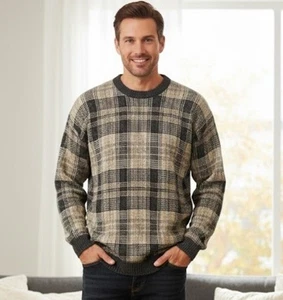 Lord & Taylor Sweater Vintage Casual Classics Crew Neck Made In USA Mens Size L - Picture 1 of 6