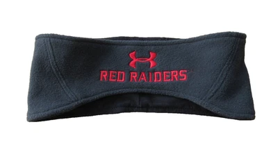 全新 德克萨斯 TECH 红色 RAIDERS UNDER ARMOUR 冷齿轮头带 耳朵 保暖 女士 TT — 第 1/4 张图片