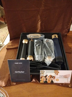 Magic Styler • AirStyler • Multi-Styler 5 en 1 y secador de pelo negro y oro rosa  Foto 1 de 4