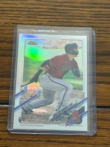 Dalton Varsho 2021 Topps cromo refractor novato radiocontrol #121 Diamondbacks - Imagen 1 de 2