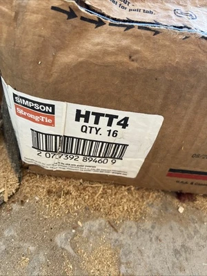 SIMPSON STRONG-TIE Simpson Strong Tie HTT4 Tension Ties sold individually or by the case.