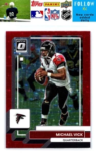 2022 Donruss Optic #12 Michael Vick stelle rosse - Foto 1 di 2