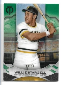 Willie Stargell 2019 Topps Tribute Green #60/99 - Pittsburgh Pirates - Imagen 1 de 2