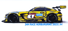 Bilstein 24h Nürburgring Race Motorsport Aufkleber 4,2x12cm Sticker Decal AMG