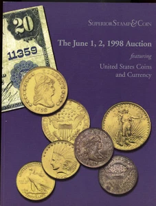 Superior US Gold Silber Kupfer Münzen Münze Währung Auktion Katalog Verkauf - 1998 - Bild 1 von 2
