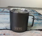 Yeti Rambler Coffee Mug 14 oz Graphite Silver (Dented)
