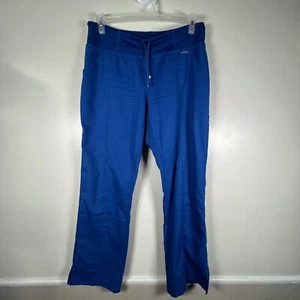 Grey's Anatomy Scrub Pants Women's M Royal Blue Elastic Band Stretch #4276 - Picture 1 of 7