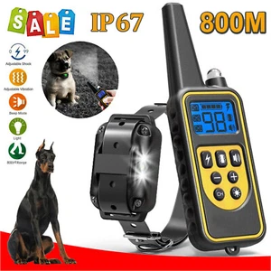 Hunde Elektro Antibell Halsband Collar Trainer Erziehungshalsband Stromschlag DE - Bild 1 von 15