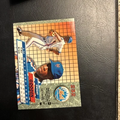 Cns 1992 Fleer Ultra #232 Dwight Gooden, New York Mets - Image 1 of 2