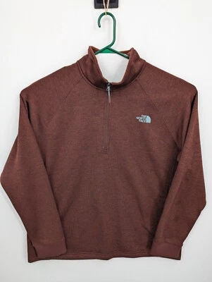 North Face Men's Brown 1/2 Zip Pullover Sweater Jacket, XXL, WORN ONCE! - Image 1 of 4