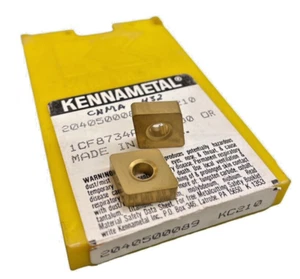 (10 Pcs) Kennametal CNMA 432 Grade: KC210 Carbide Inserts - Picture 1 of 4