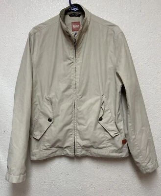 VTG Hugo Boss Men’s Beige Classic Light Nylon Harrington Jacket Sz 38R Read Desc - Image 1 of 4