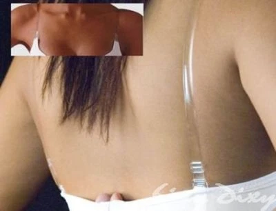 Transparente BH-Träger 1 Paar 10 mm - Bild 1 von 4