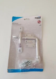 National Hardware 5-3/16 Steel Door/Gate Latch Silver Zinc Plated N156-042 V138 - Picture 1 of 2