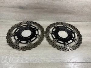 2009 Kawasaki Versys KLE650 Front Brake Rotors Left & Right Pair - Picture 1 of 10