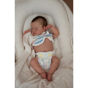 Kids Vinyl Reborn Baby Doll Handmade Newborn Full Body Kids Soft Lifelike 19inch - Picture 1 of 8