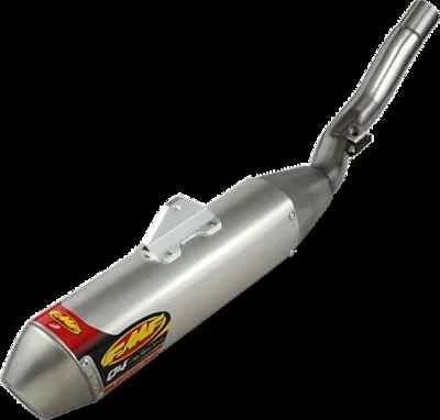 FMF Q4 HEX SS Slip On Muffler Exhaust w/ Spark Arrestor Yamaha WR450F 12-15 - Image 1 of 4