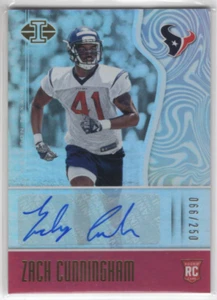 2017 Panini Illusions #168 Zach Cunningham RC Auto /250 - NM-MT - Picture 1 of 1