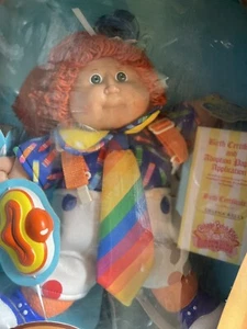 Vintage Cabbage Patch Kids Circus Doll Red Hair Mask With Box Read Description - Picture 1 of 24